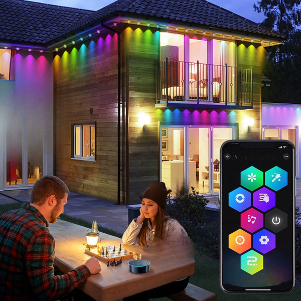 App Gesteuerte LED Weihnachtsbeleuchtung