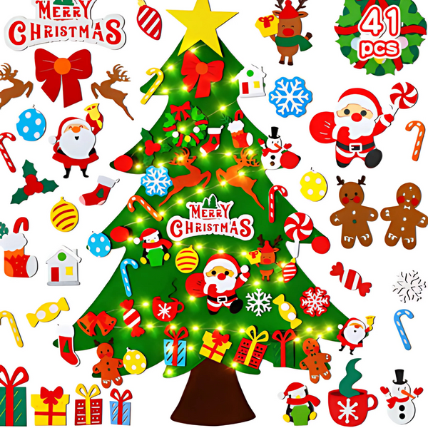 Pädagogischer Filz Weihnachts Baum Für Kinder