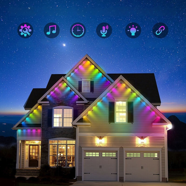 App Gesteuerte LED Weihnachtsbeleuchtung