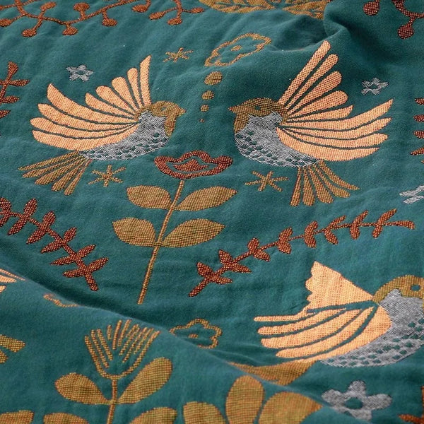 Wendbare Weiche Decke mit Vogelmotiv