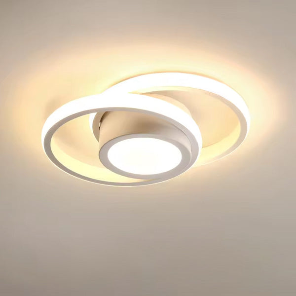 Minimalistische LED Deckenleuchte Im Halo Design