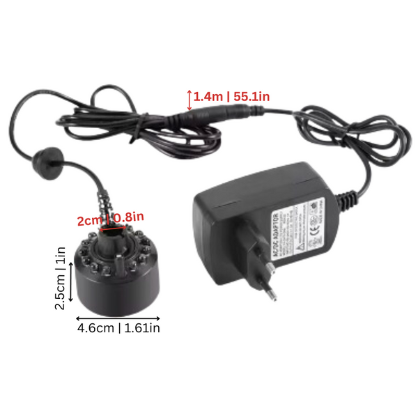 LED-Ultraschall-Nebelmaschine für Halloween-Deko