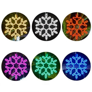 LED Schneeflocken Weihnachtsbeleuchtung Für Den Außenbereich