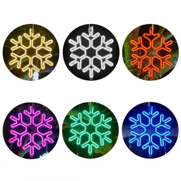 LED Schneeflocken Weihnachtsbeleuchtung Für Den Außenbereich