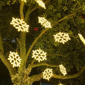 LED Schneeflocken Weihnachtsbeleuchtung Für Den Außenbereich