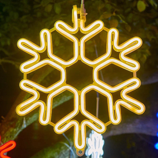 LED Schneeflocken Weihnachtsbeleuchtung Für Den Außenbereich
