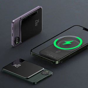 Tragbare Schlanke Kabellose Magnetische Powerbank