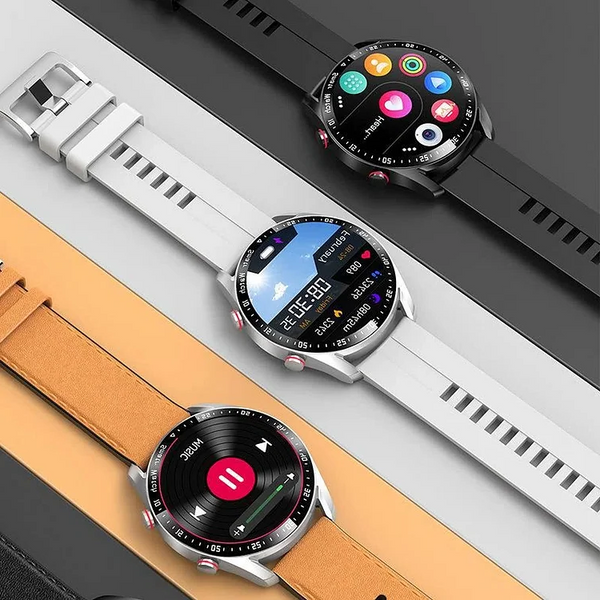 Luxuriöse Runde Smartwatch Für Herren