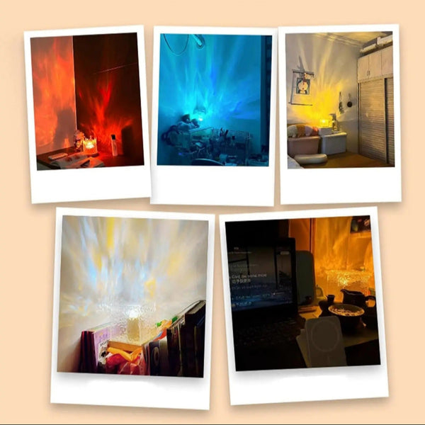 16 Farben Meereswelle Tischlampe