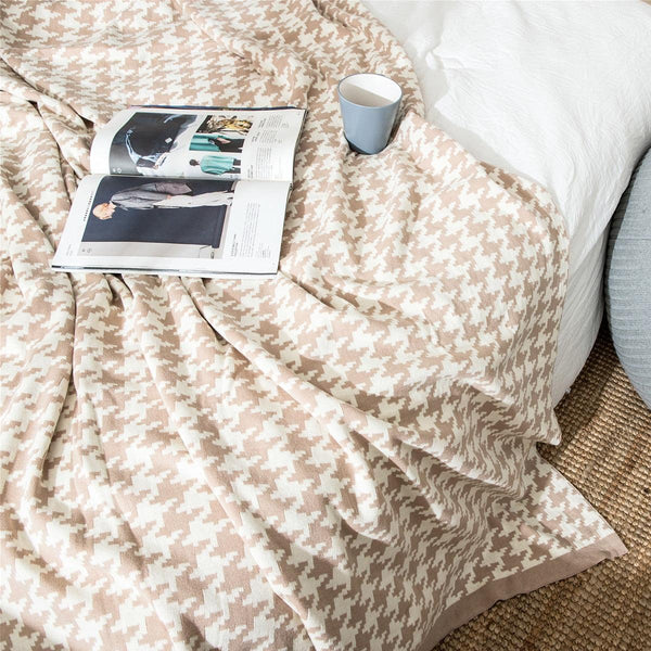 Karierte Weich Kuscheldecke
