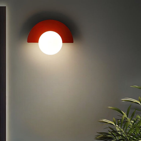 Moderne Halbkreisförmige LED-Wandleuchte