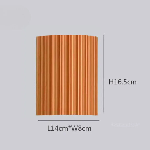 Moderne gerippte Wand LED-Wandleuchte