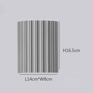 Moderne gerippte Wand LED-Wandleuchte