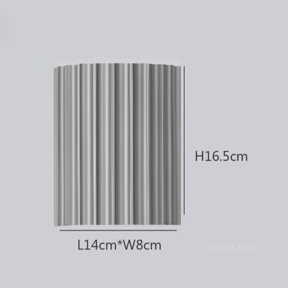Moderne gerippte Wand LED-Wandleuchte