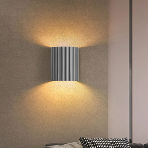 Moderne gerippte Wand LED-Wandleuchte