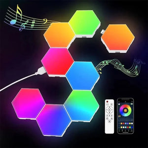Mehrfarbig Hexagonol LED Wandleuchten