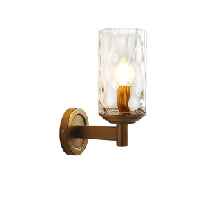 Moderne LED-Wandleuchte mit Strukturiertem Schirm
