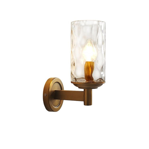 Moderne LED-Wandleuchte mit Strukturiertem Schirm