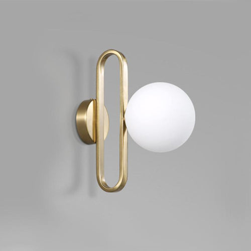Moderne Wandleuchte mit Ovalem Rahmen