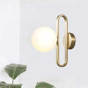 Moderne Wandleuchte mit Ovalem Rahmen