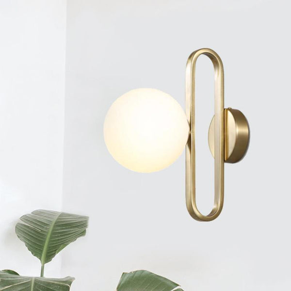 Moderne Wandleuchte mit Ovalem Rahmen