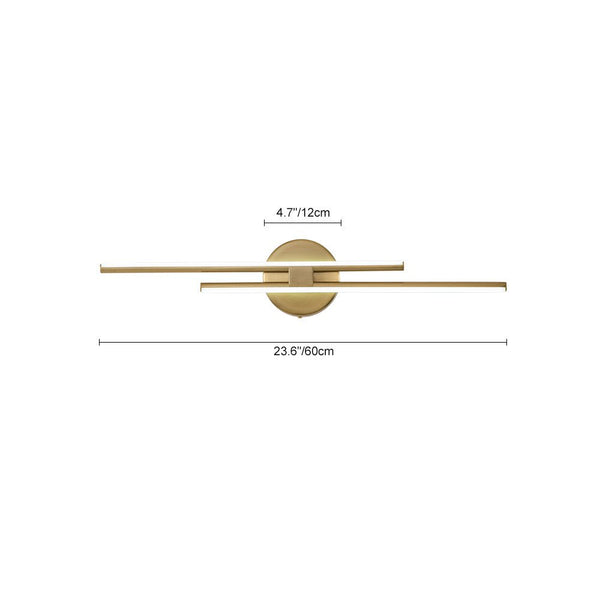 Moderne LED-Linear-Eitelkeitleuchte