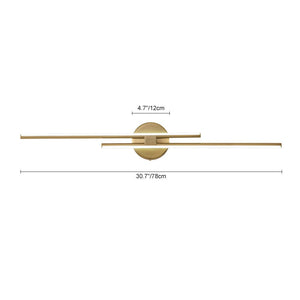 Moderne LED-Linear-Eitelkeitleuchte