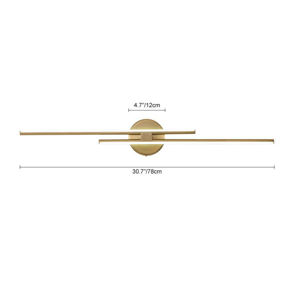 Moderne LED-Linear-Eitelkeitleuchte