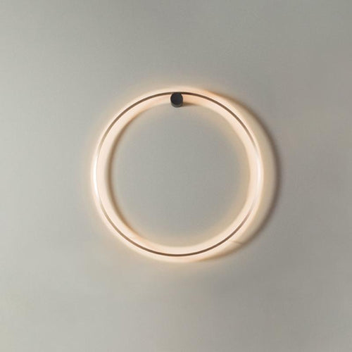 Moderne LED-Wandleuchte Rund