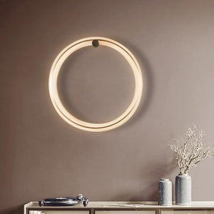 Moderne LED-Wandleuchte Rund