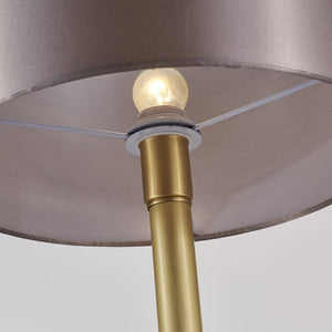 Moderne LED Tischleuchte mit Zylindrischem Schirm