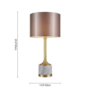 Moderne LED Tischleuchte mit Zylindrischem Schirm