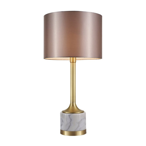 Moderne LED Tischleuchte mit Zylindrischem Schirm