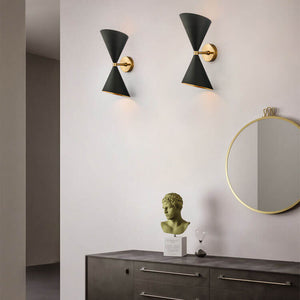 Modernem Stundenglas 2-seitige LED-Wandleuchte