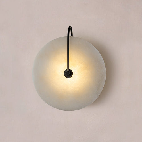 Elegante LED Wandleuchte mit Kreisblende