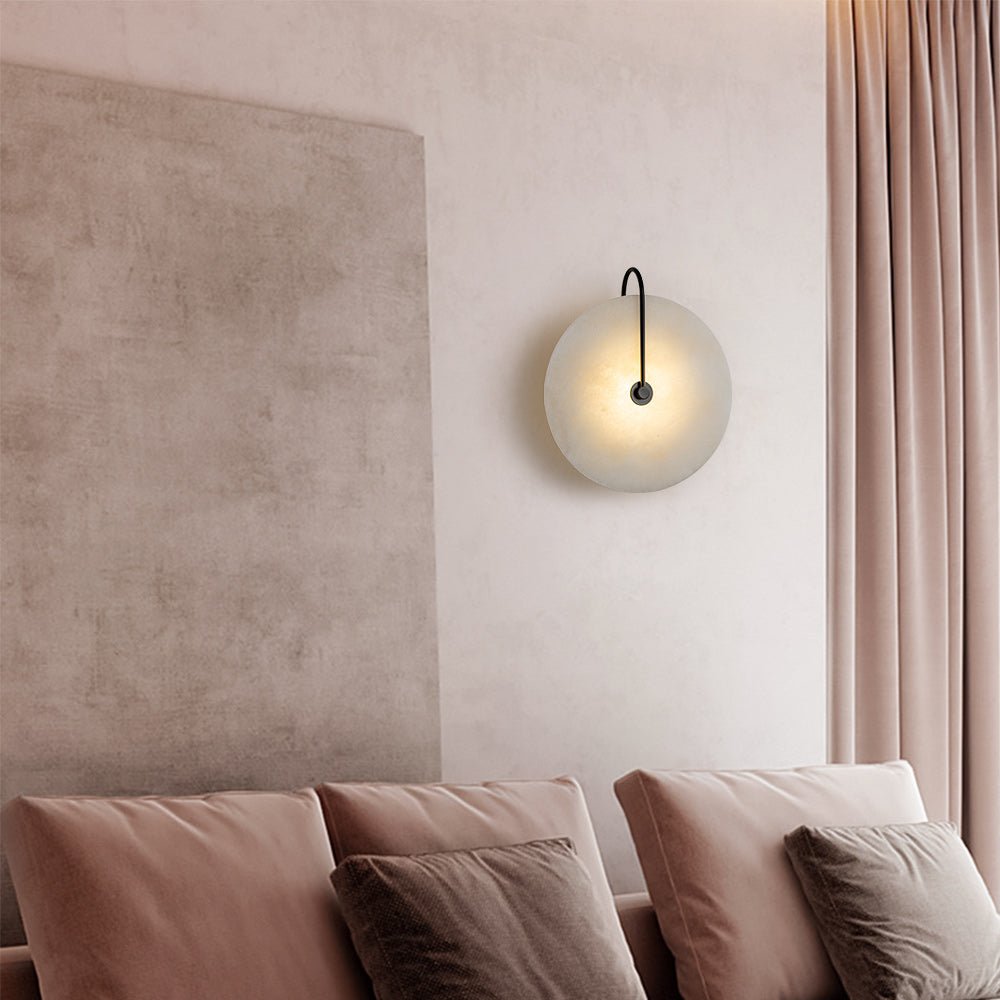 Elegante LED Wandleuchte mit Kreisblende