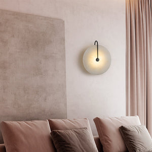 Elegante LED Wandleuchte mit Kreisblende