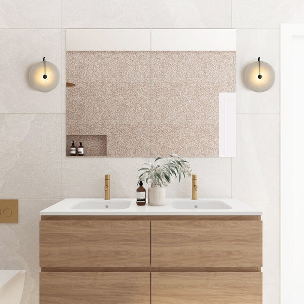 Elegante LED Wandleuchte mit Kreisblende