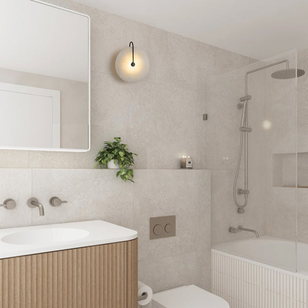 Elegante LED Wandleuchte mit Kreisblende