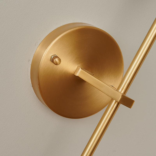 Moderne Wandleuchte mit Schirm und Vertikalem Stabdesign