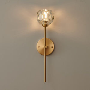 Moderne Wandleuchte mit Schirm und Vertikalem Stabdesign