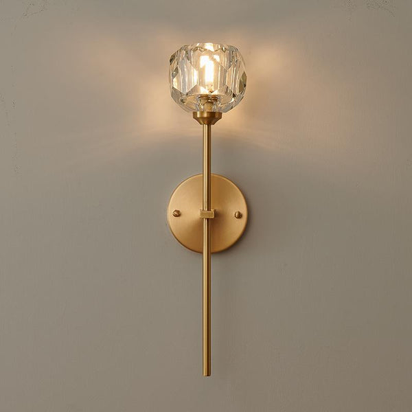 Moderne Wandleuchte mit Schirm und Vertikalem Stabdesign