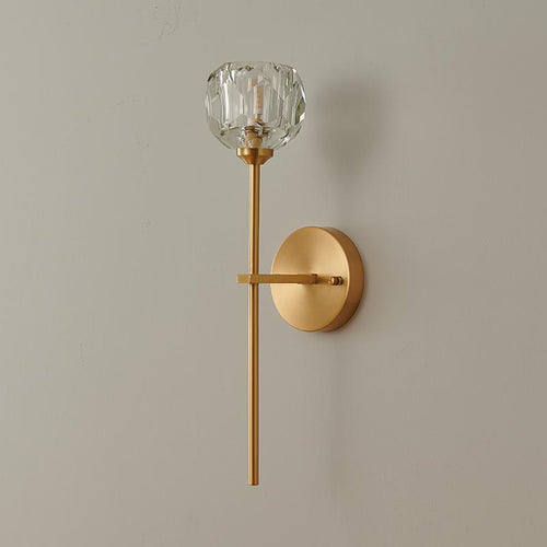 Moderne Wandleuchte mit Schirm und Vertikalem Stabdesign