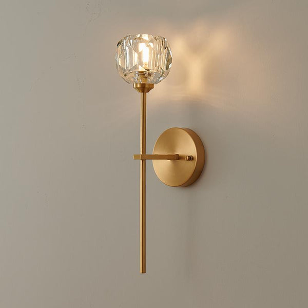 Moderne Wandleuchte mit Schirm und Vertikalem Stabdesign