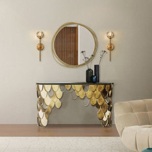 Moderne Wandleuchte mit Schirm und Vertikalem Stabdesign