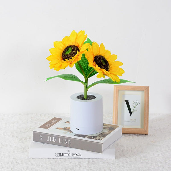 Sonnenblume LED Moderne Tischlampe