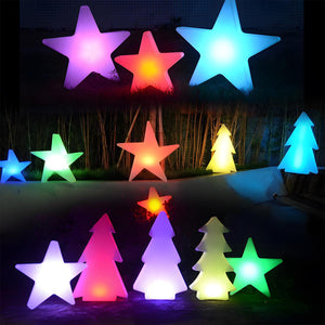 Farbwechselnde Weihnachts-Außenbeleuchtung