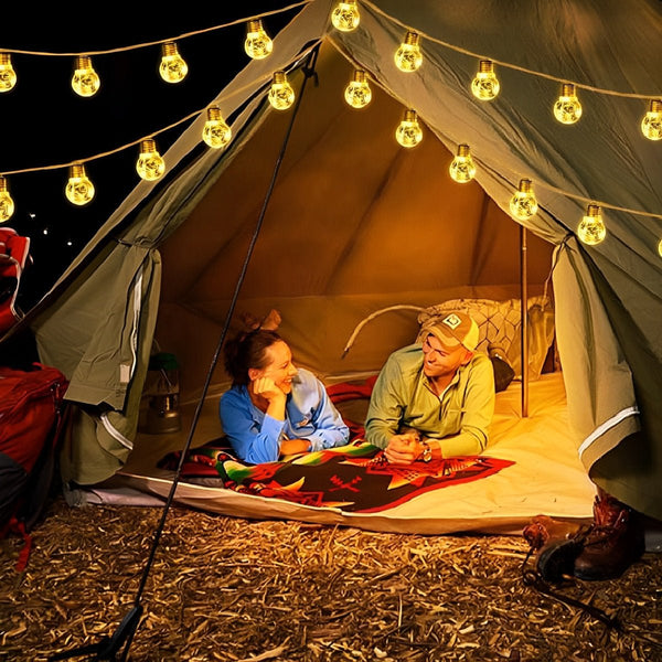 Weihnachts Lichterkette Für Den Außenbereich Mit Solarbetrieb