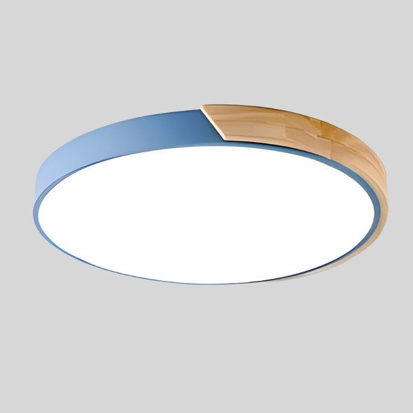 Variant image for Kreisförmige LED Deckenleuchte im Skandinavischen Design für Wohnzimmer und Schlafzimmer-17